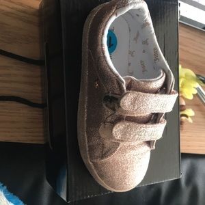 Juicy Couture Sneakers Girls Rose Gold Glitter